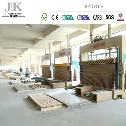 JHK-017 Engineering Wood Door Frame Hot Solid Wood Door Basa Wood Door