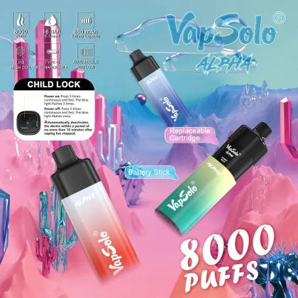 Vapsolo alpha 8000 Puffs disposable vape