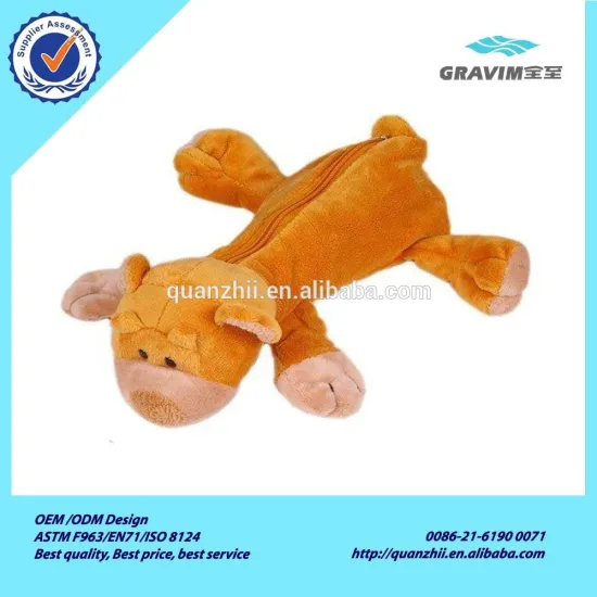 Plush lion toys pencil case