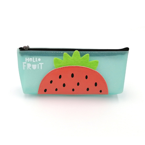 Stationery Pouch Custom hotsale fancy fashion fruit TPU pencil case Supplier