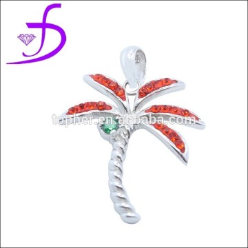 garnet tree silver wholesale pendant