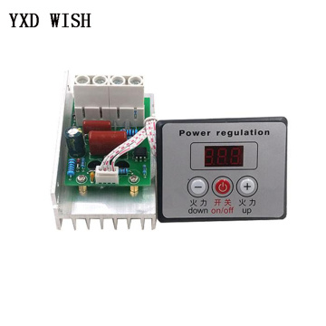 10000W Motor Speed Controller High Power AC 220V SCR Voltage Regulator Dimmer Switch Speed Control Thermostat + Digital Meter