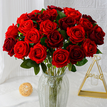 Hot Selling Colorful Artificial Rose Bouquet - Wedding Gift Flower