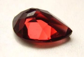 8×5mm Red Garnet Gemstones Pears Normal Facted For Necklace