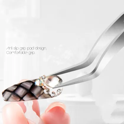 Stainless Steel Nail Art Tools: Molding Clips, Pliers, and Tweezers