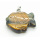 fish Shape Yellow Tiger eye pendant