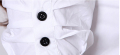 Kobiet biały barwione krótki rękaw koszuli zakładek