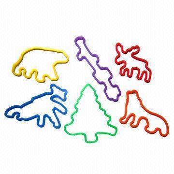 Hot Sell Rubber Bands, Made of Silicone Material
