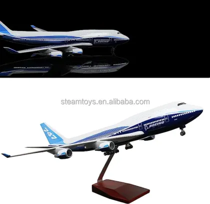 47CM LED Lighted Boeing B747 Model Plane: The Ultimate Desktop Aircraft Model for Adults
