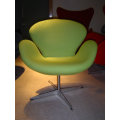 Modern mid century fabric Swan Chair