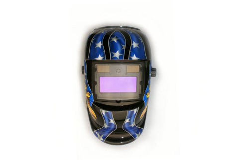 Plastic Automatic Welding Mask , Full Face Welding Helmet