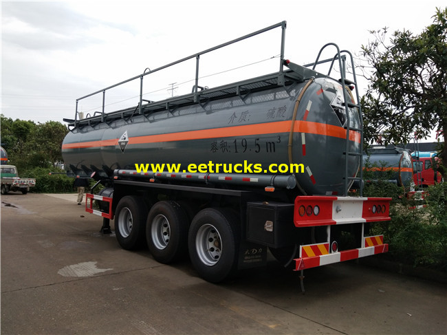 19cbm Dilute Sulphuric Acid Trailer Tanks