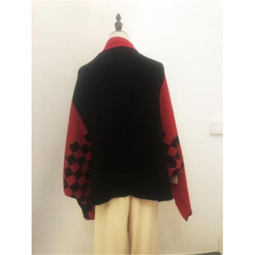 Fashion Red And Black Shawl