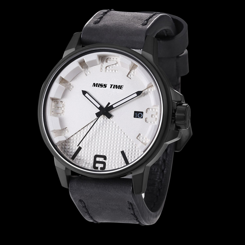 Newest Stainless Steel Case Quartz Men Watch