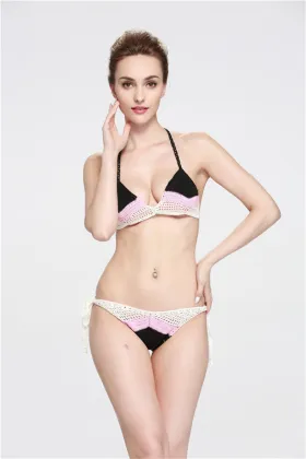 Hand Crochet Swimsuit Bikinis Swimwear Swimsuit Beachwear for Lady Girl