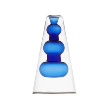 Handmade Art Deco Crystal Vase for Tabletop Home Decor