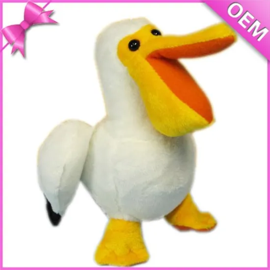 chinese ce certification stuffed animal toy plush pelican