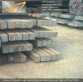 ASTM / BS JIS Carbon Steel Billets Square Alloy Billets 100*100