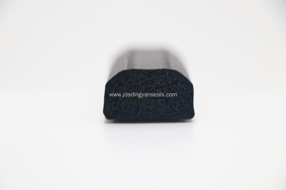 Solid core sponge door and window rubber packing