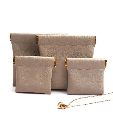 Custom Printed PU Leather Waterproof Jewelry Storage pouch