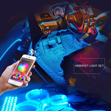 Wholesale Multicolor LED Ambient Light Car Interior Accessories for Audi A5 2008, Audi A6 C7, BMW F30
