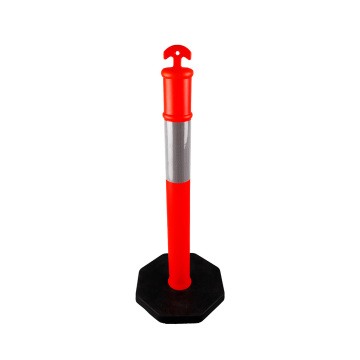 2024 Plastic Orange Traffic Barricade with Rubber Base