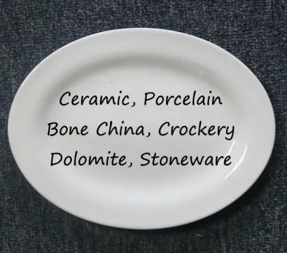 Custom Ceramic Porcelain Fine Bone China Oval Plate Dish For Restaurant Hotel