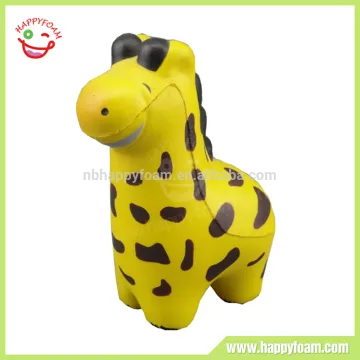 PU Foam Cute Custom Giraffe Stress Balls for Promotional Gifts