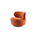 Living Fabric Swivel Polstrerad Fåtölj Lounge Soffa