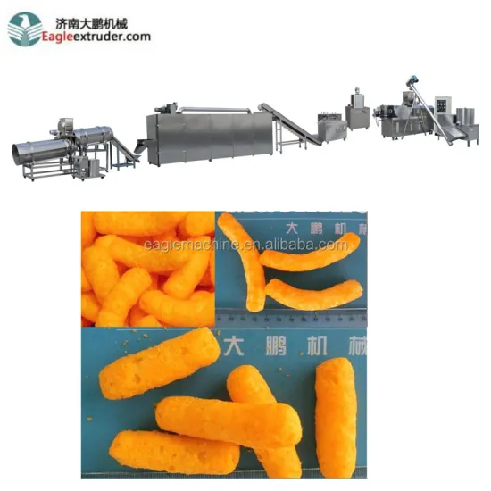 Jinan Eagle Corn Puffs Snack Food Twin Screw Extruder Machine