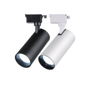 Modern Indoor Commercial Lighting: Adjustable LED Spotlight Track Lights & COB LED Linear Rail Lighting