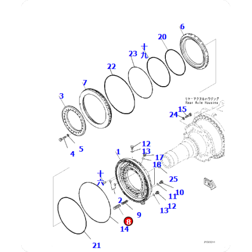 1029152 SPROCKET FOR EX5600 0004093 2051560 1031960 4615581