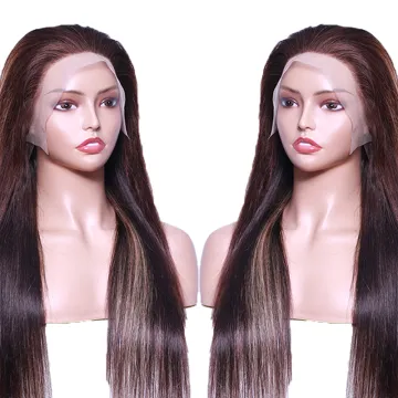 Hot Sale 13x4 Lace Frontal Wigs Brazilian Human Hair Pre Plucked Natural Hairline Human Lace Front Wig
