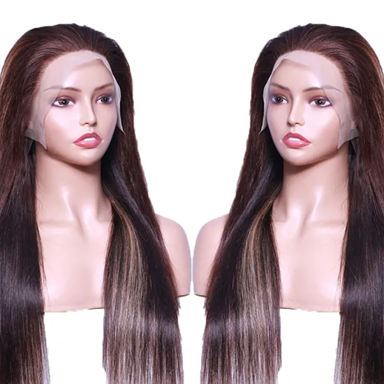 Hot Sale 13x4 Lace Frontal Wigs Brazilian Human Hair Pre Plucked Natural Hairline Human Lace Front Wig