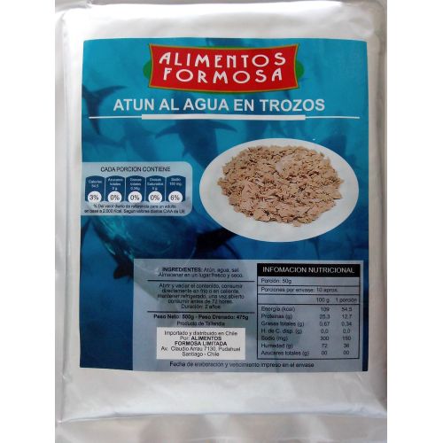 Bolsa de atún barrilete de pescado en aceite 1000g