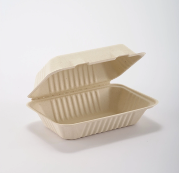 Caja de almuerzo de papel desechable para llevar