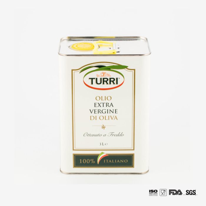 DADI 5L Square Olive Oil Customized Metal Tin