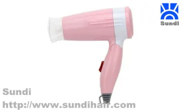 DC motor foldable household hair dryer