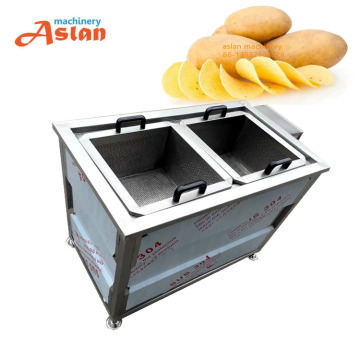 Stainless Steel Banana Plantain and Potato Chips Frying Machine