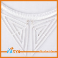 Mode zilveren ketting driehoek vorm geometrie hanger ketting