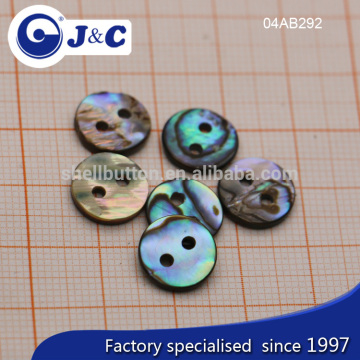 2015 fashion 2 holes round Abalone shell buttons for shirt