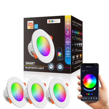 2.4G WiFi RGBW Smart LED Downlight - High Efficiency 5-24W