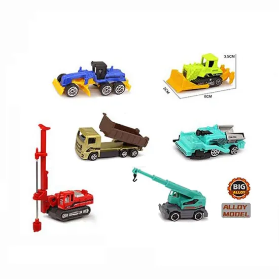 Die-Cast Engineering Car Toy: EPT Dollar Sliding Alloy Construction Truck