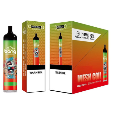 Fábrica por atacado preenchido Bang Vape 6000 Puffs