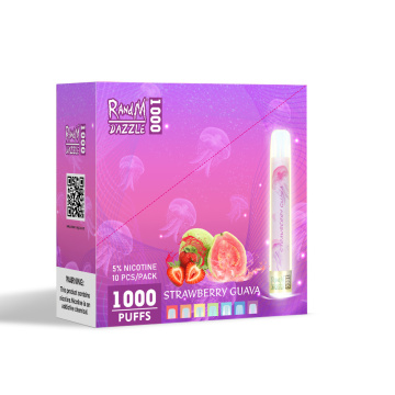 Luz RandM dazzle 5000 RGB descartável personalizado brilhando