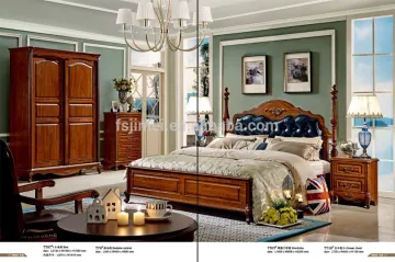 American vintage style elegant Bedroom set