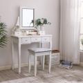 European Dresser Makeup Vanity LED Makeup Dressing Table