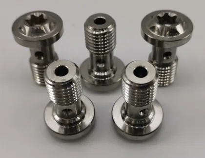titanium alloy banjo bolt screw