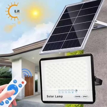 100W Factory Direct Solar LED Flood Light - Super Brightness Luminaire