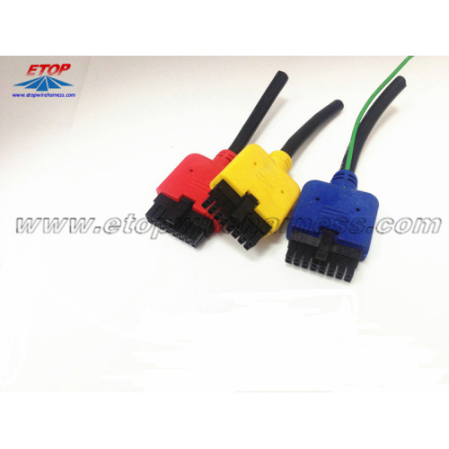 Conector Macho de 16 pinos e 3,0 pontos moldado